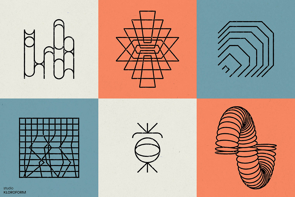 Monozen 3 - 130 abstract icons, an Object Graphic by kloroform (Photo 9 of 11)