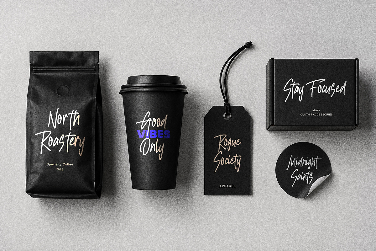 Gasteroim Signature Font Branding, a Script Font by Maulana Creative (Photo 5 of 7)