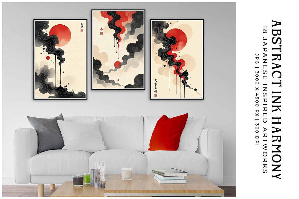 Abstract Ink Harmony, a Decorative Illustration by Digital Art Creations (Photo 7 of 7)