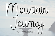 Mountain Journey, a Handwritten Font by InermediaSTUDIO (Thumbnail 1 of 7)