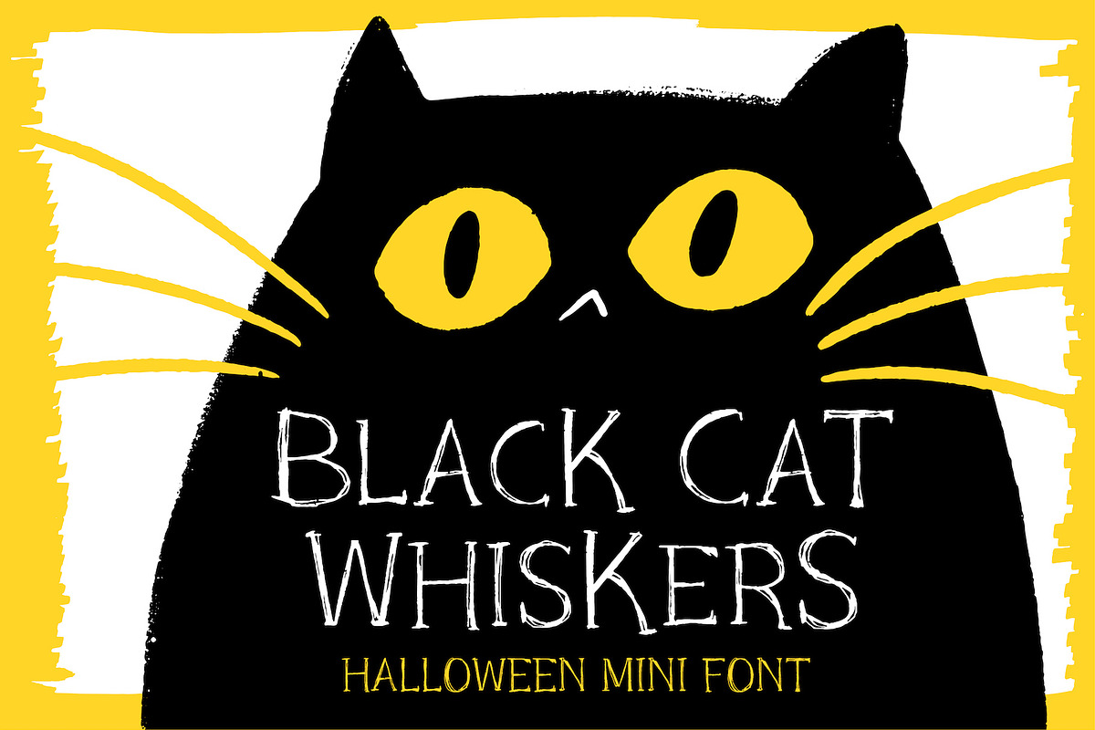 Black Cat Whiskers - Halloween Serif, a Serif Font by Paperly Studio (Photo 1 of 8)