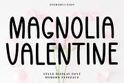 Magnolia Valentine, a Script Font by FreshTypeINK (Thumbnail 1 of 6)