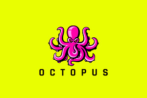 Octopus Logo Kraken Angry Pentacles