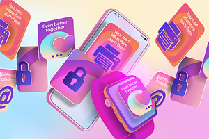 Smart watch and mobile phone with ic