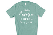Male Bella Canvas 3001 Mockup Bundle, a Shirt Mockup by lock and page (Thumbnail 11 of 60)