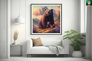 Mother and Baby Animal Art Prints, an Animal Illustration by pixaroma (Thumbnail 2 of 15)