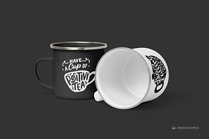 Enamel Mugs Mock-up