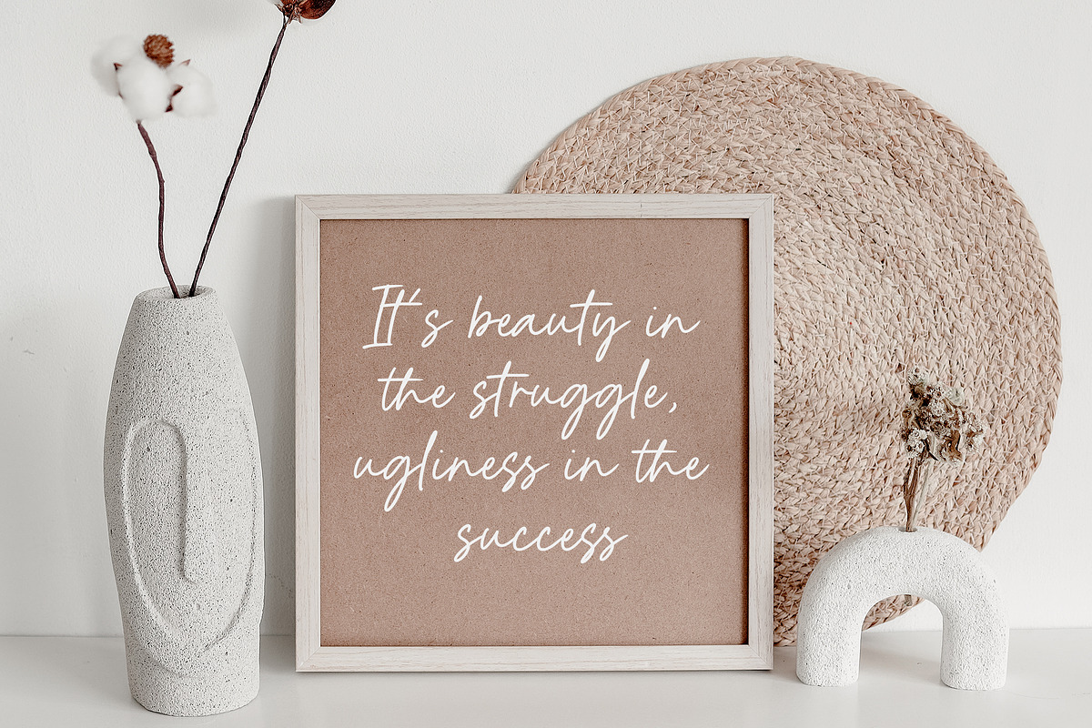 Queen Smoothie - Handwritten Script, a Script Font by Timurtype (Photo 5 of 7)