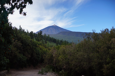 The teide volcano in tenerife spain canary islands the teide is the main