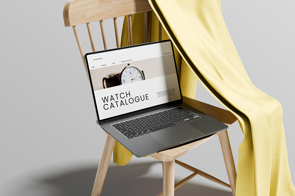 Macbook Pro Mockup, a Mac Mockup by graphicstory (Photo 1 of 4)