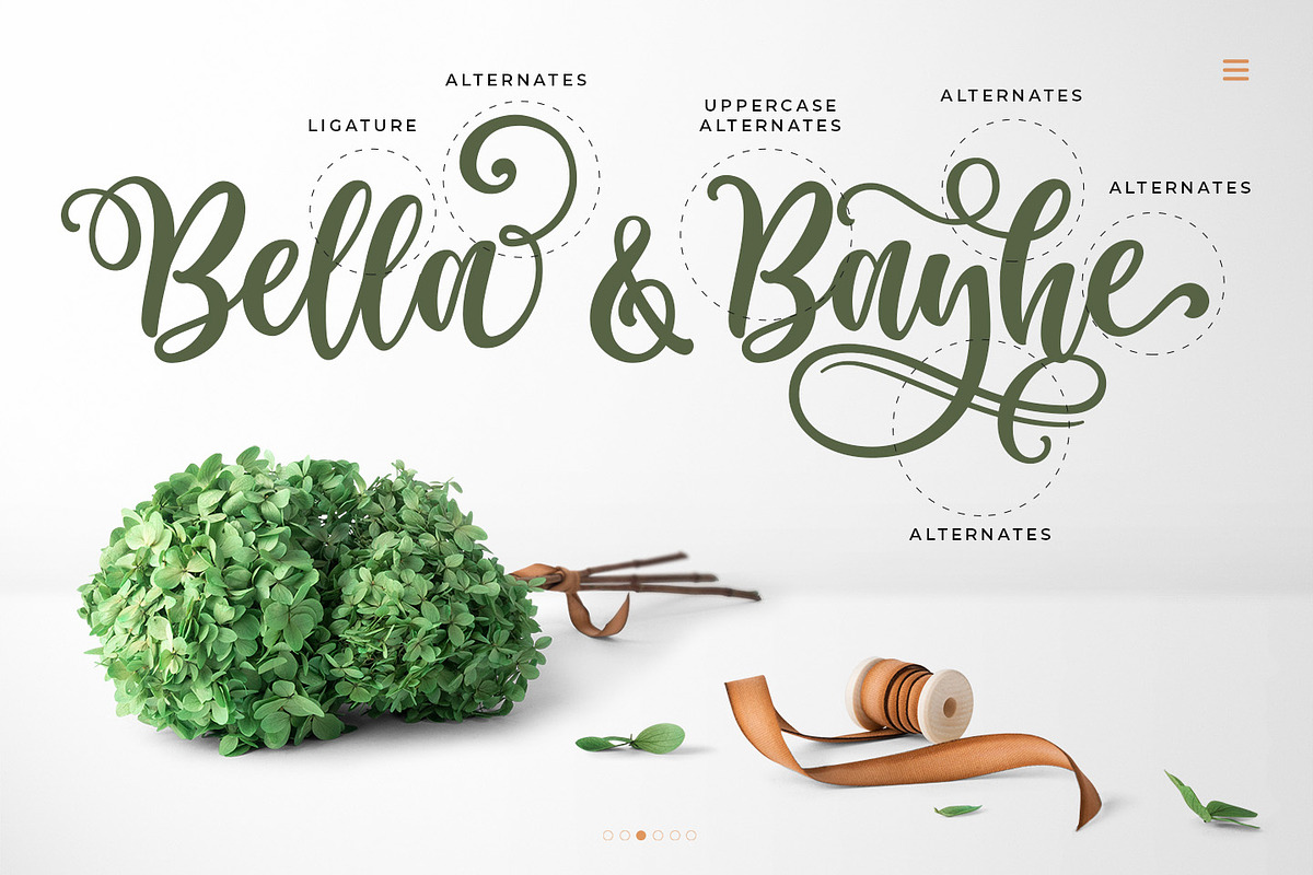 Haniberryku - Beautiful Script Font preview 3