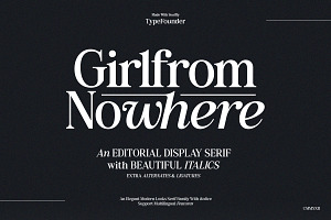 GirlfromNowhere - Nostalgic Serif