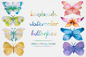 Watercolor Butterflies
