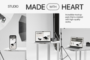 Studio - Minimal Mockup Bundle, a Device Mockup by Creavora (Thumbnail 2 of 8)