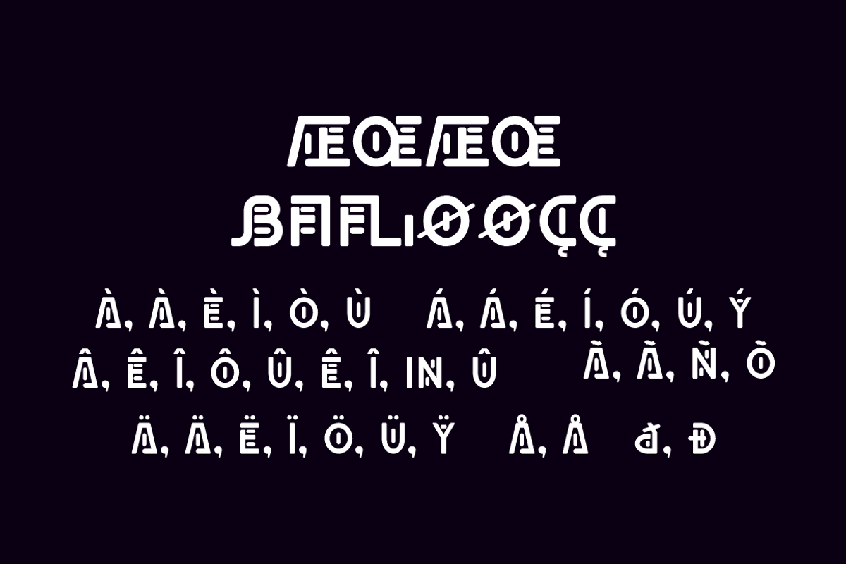 Onerta - Neon Futuristic Font, a Sans Serif Font by Iqsiart Studio (Photo 8 of 12)