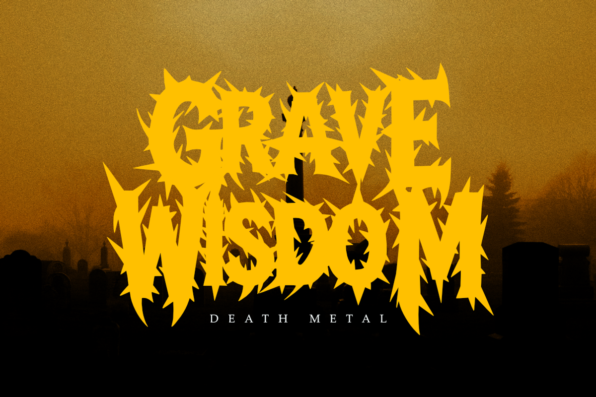 Dark Spring | Bold Death Metal Font, a Symbol Font by Masyafi Studio (Photo 7 of 9)