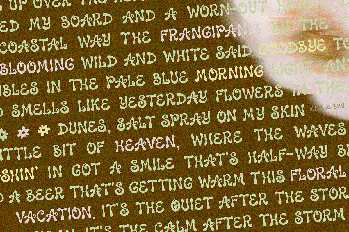BALOME | Curvy Display Font, a Handwritten Font by ana & yvy (Photo 3 of 12)