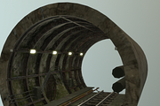Subway tunnel T, an Environmental 3D Model by AndrewWhite (Thumbnail 15 of 20)