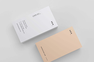 HEX Business Card Template