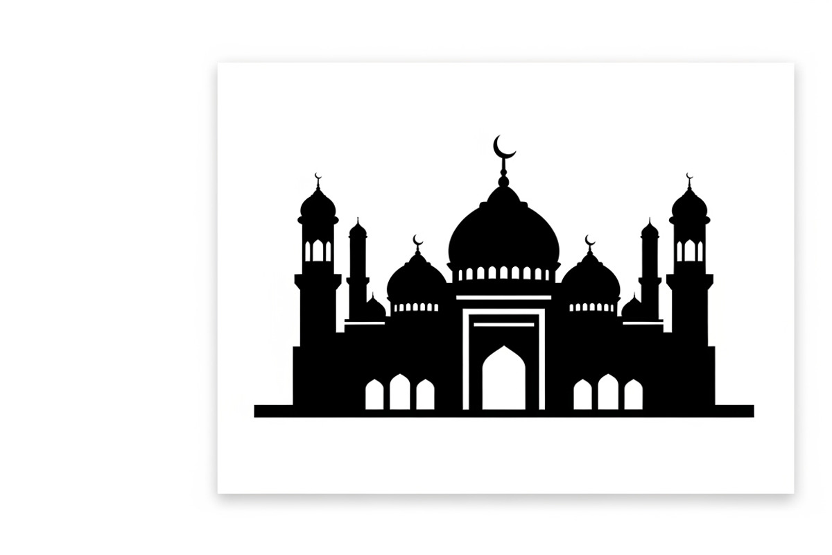 Beautiful Ramadan mosque silhouette, an Illustration by Amazin_art (Photo 17 of 31)