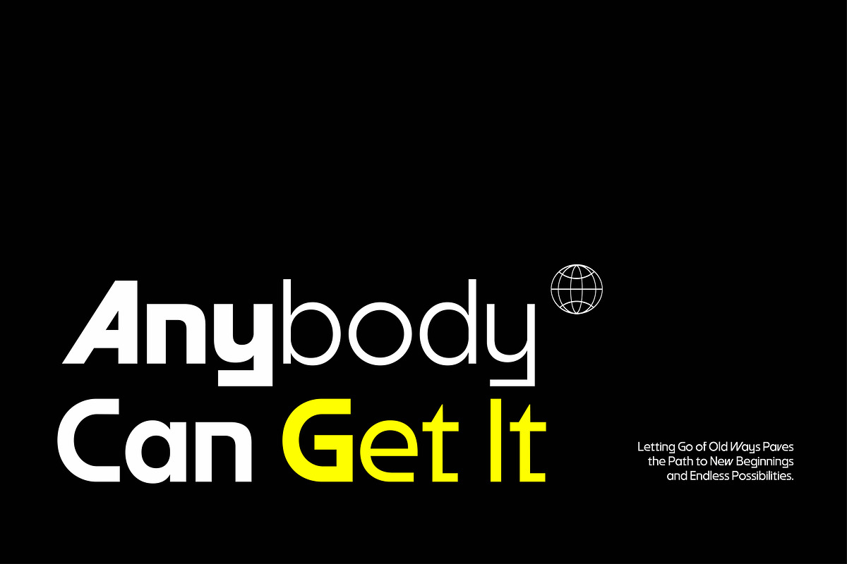 Avantique Geometric Variable 7 Fonts, a Sans Serif Font by Casloop Studio (Photo 6 of 9)