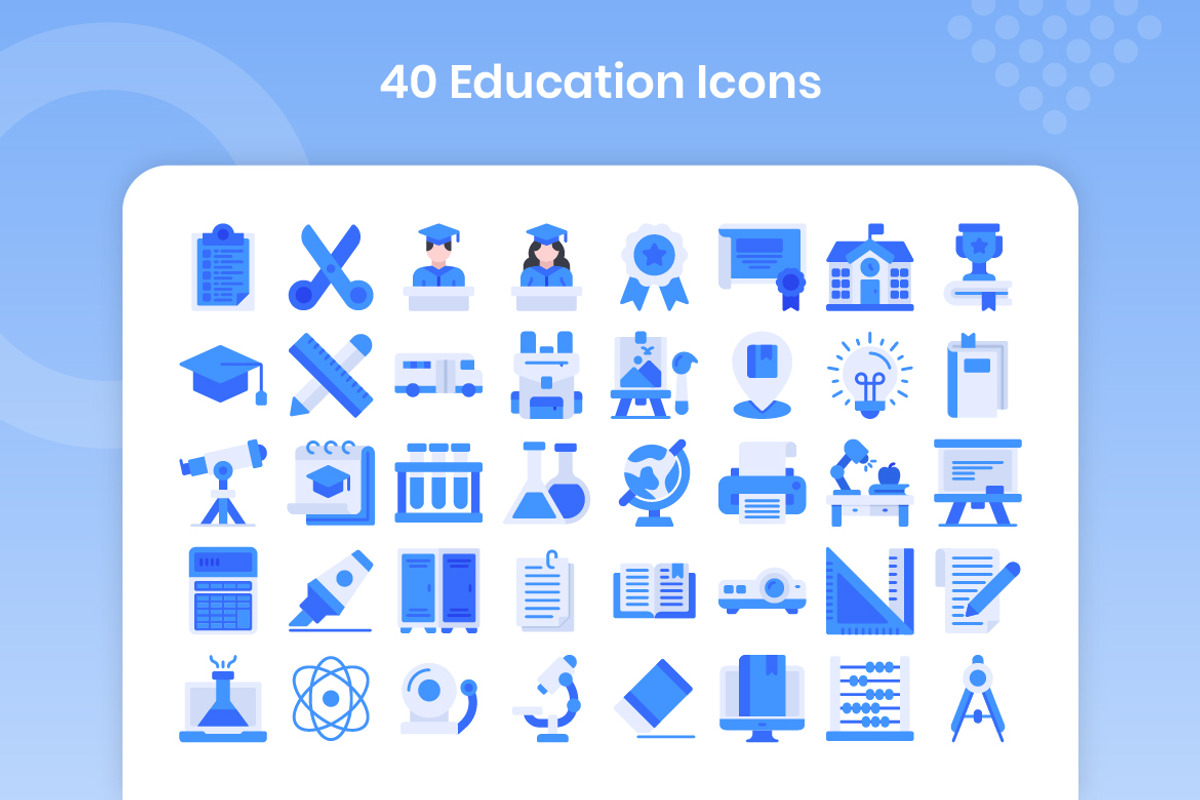 40 Education - Flat, an Icon by Kmg Design (Photo 2 of 2)