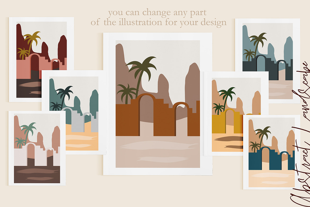 Abstract Landscape Creation Kit, a Texture Illustration by Alisha Gronska (Photo 7 of 10)