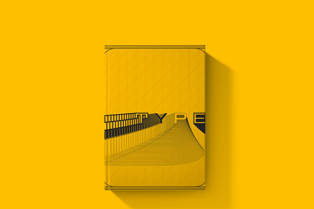 Modern Optical Typography Poster Set, a Poster Template by NJ Himel (Photo 3 of 40)
