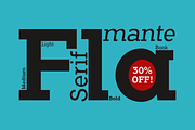 Flamante Serif -8 fonts-, a Slab Serif Font by deFharo (Thumbnail 4 of 6)