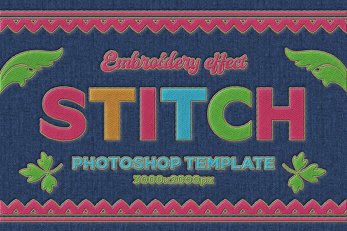 Embroidery Mockup, a Layer Style Add-On by Andrew Skoch Design (Photo 1 of 5)