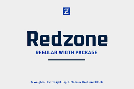 Redzone Display – Regular, a Font by VarsityType®