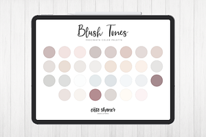 Blush Tones Procreate Color Palette