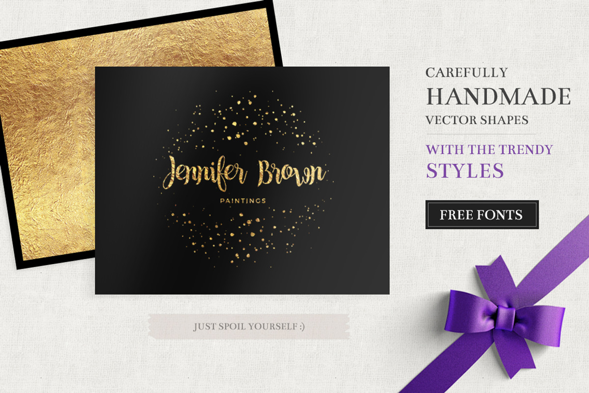 Feminine Logo Creator Circle Edition, a Branding & Logo Template by Mats-Peter Forss (Photo 7 of 12)