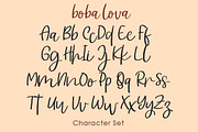 Boba Lova, a Script Font by AMINMARIO (Thumbnail 11 of 12)