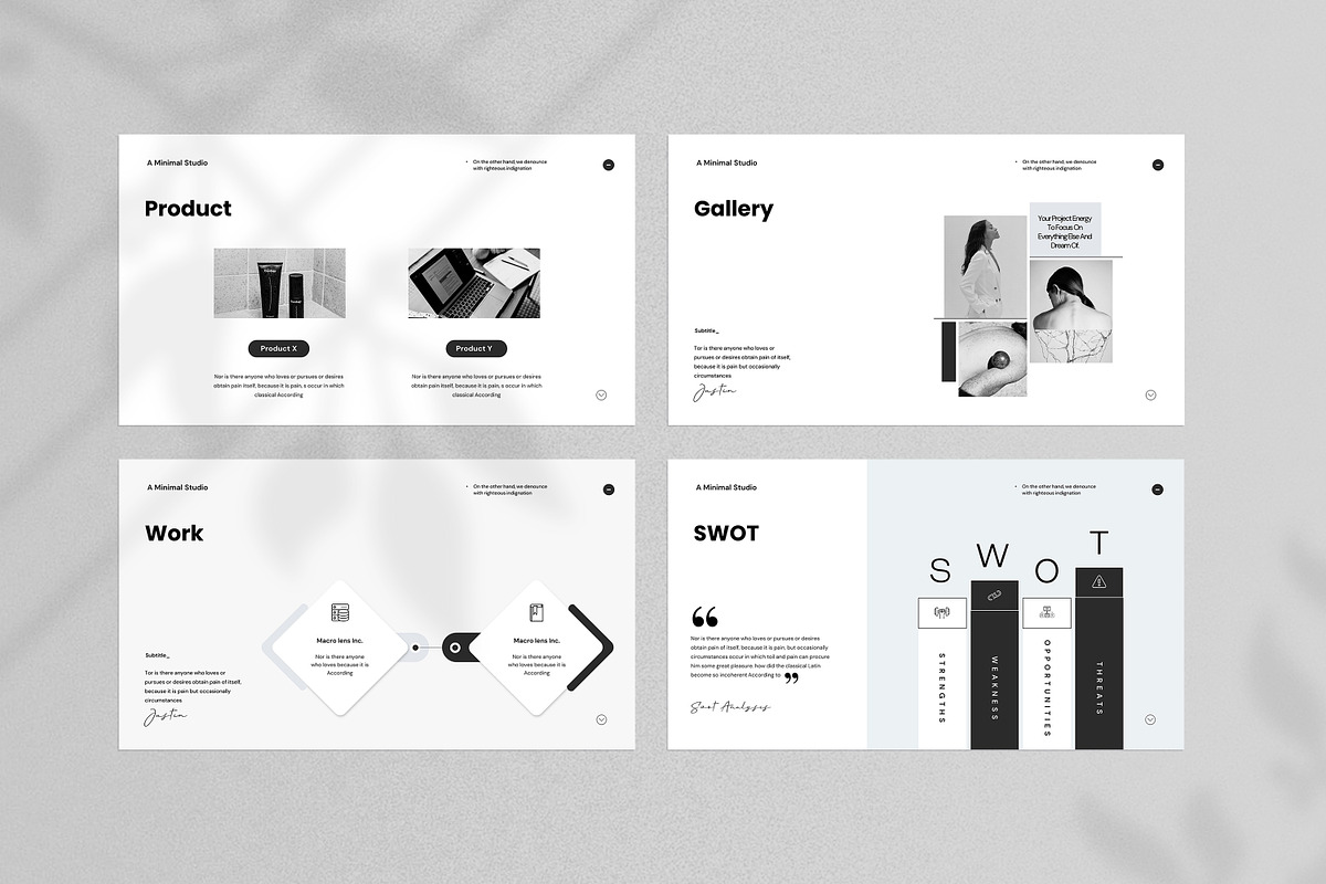 Minimal Business Proposal Template, a Presentation Template by evgenystudio (Photo 4 of 11)