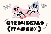 Bloombang - Bubble Display Typeface, a Handwritten Font by Pekotype (Thumbnail 4 of 11)