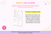 Podcast Instagram templates Canva, a Social Media Template by Cate Creates (Thumbnail 6 of 7)