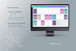 Teacher Planner Canva Template