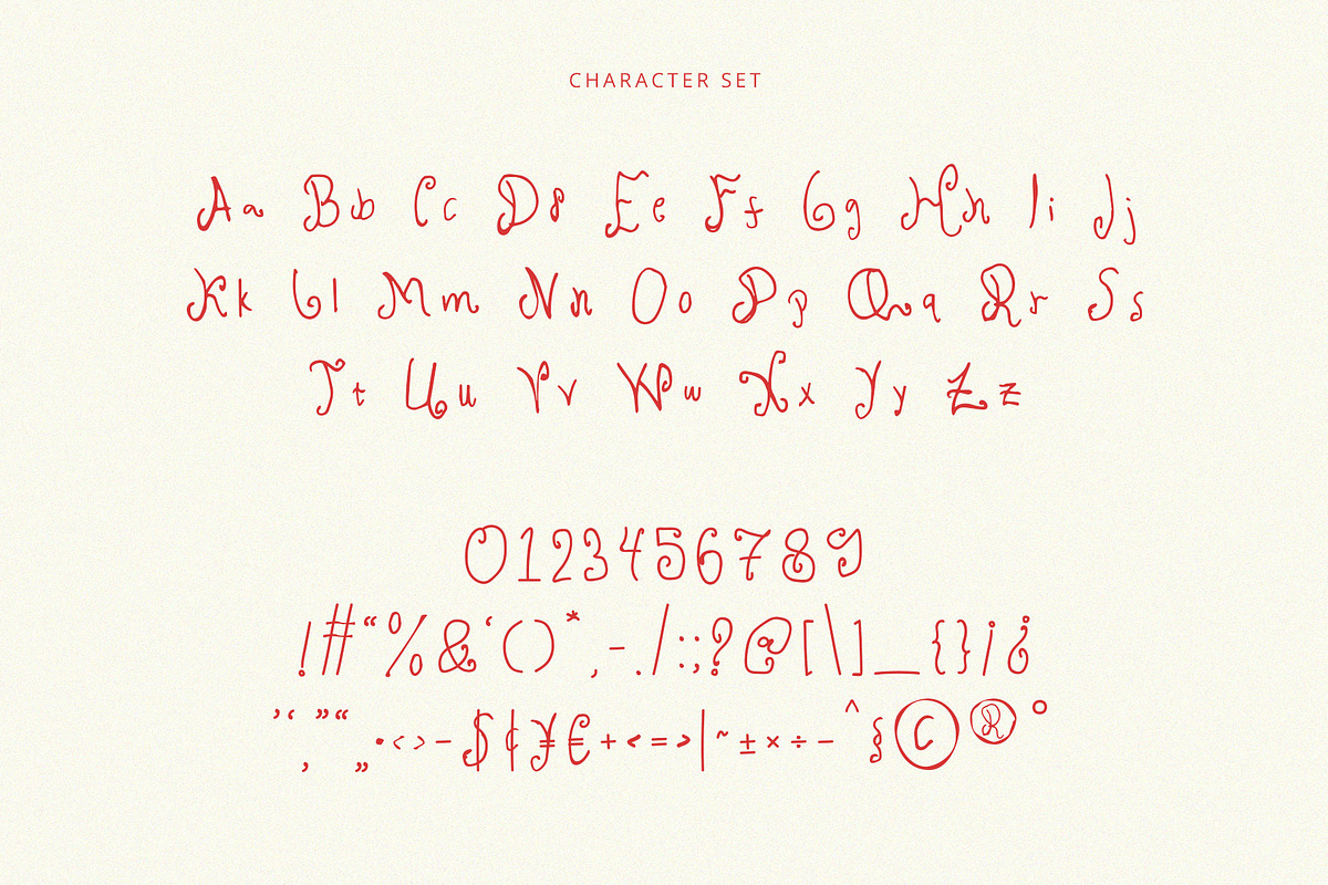 Cheisya - Whimsical Font, a Handwritten Font by Violet Natural (Photo 11 of 13)