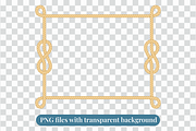 Rope Frame Label SVG PNG Bundle, a Decorative Illustration by Kusumaillustration (Thumbnail 4 of 15)