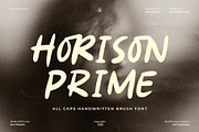 Horison Prime Handwritten Brush Font, a Handwritten Font by Heinzel Std (Thumbnail 1 of 12)