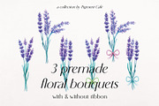 My Fair Lavender Watercolor Florals, a Seasonal Illustration by Pigment Café (Thumbnail 5 of 7)