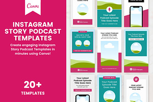 Instagram Story Podcast Templates