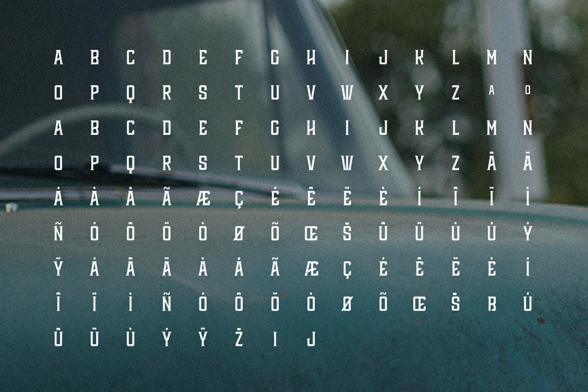 Outrider - Modern Slab Serif Display, a Slab Serif Font by Webhance Studio (Photo 5 of 9)