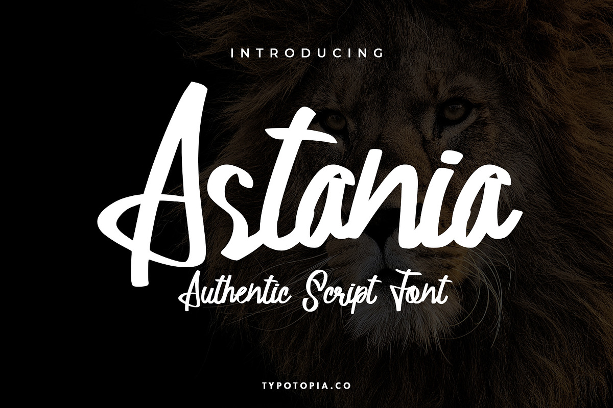 Astania Script, a Script Font by edukka (Photo 1 of 10)