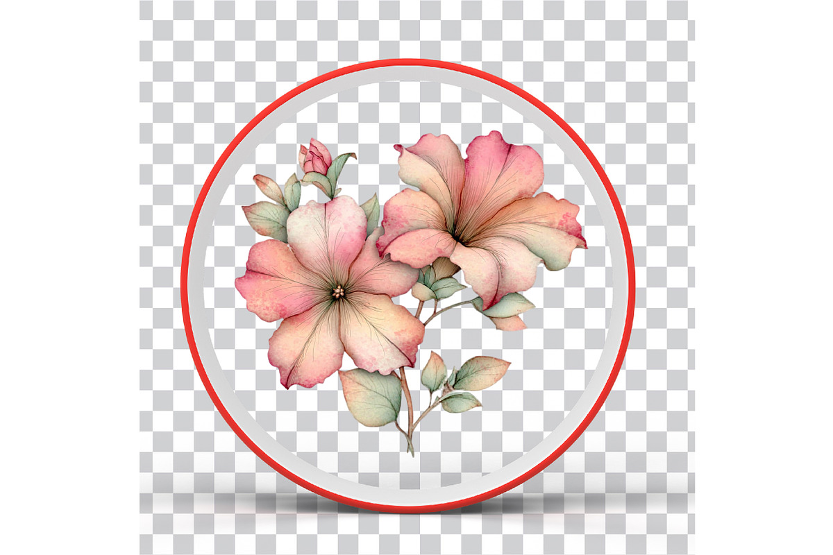 Spring Petunia Flower Clipart, an Illustration by Design Market (Photo 4 of 4)
