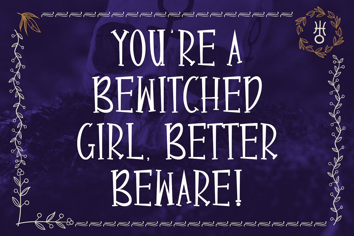 Lozuxo Quirky Playful Halloween Font, a Serif Font by Maulana Creative (Photo 6 of 7)