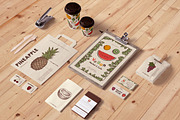 Vegan restaurant identity creator, a Food Illustration by Alfazet Chronicles (Thumbnail 6 of 12)