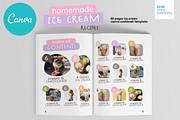 Ice Cream Recipes Cookbook Template, a Magazine Template by DeLaGranSiete (Thumbnail 3 of 9)