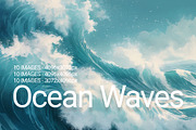 Ocean Waves, a Decorative Illustration by h.utomo (Thumbnail 1 of 31)